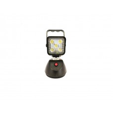 Munkalámpa LED szögletes tölthető 15W 12-24V